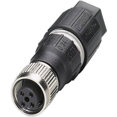 Phoenix Contact 1641772 Érzékelő-/működtető összekötő, konfekcionálatlan M12 Alj, egyenes Pólusszám: 4 1 db (1641772)