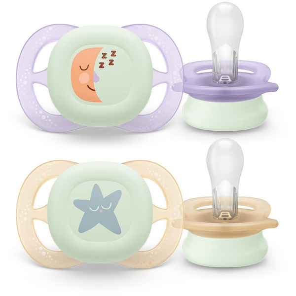 Philips AVENT SCF075/07 babysut Klassisk babysut Ortodontisk Silikone Flerfarvet