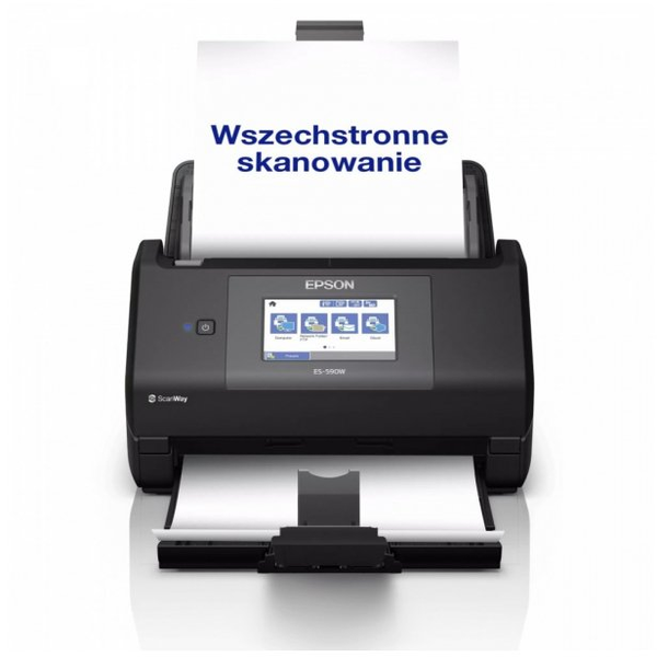 Epson WorkForce ES-590W Skanner med papir-tilførsel 600 x 600 dpi A4 Sort
