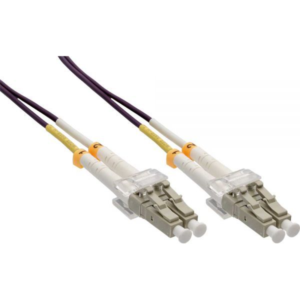 InLine 88547P InfiniBand/Glasfaserkabel Violett