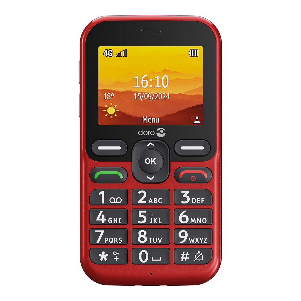 Doro Leva L10 2.4" Piros Mobiltelefon (380571)
