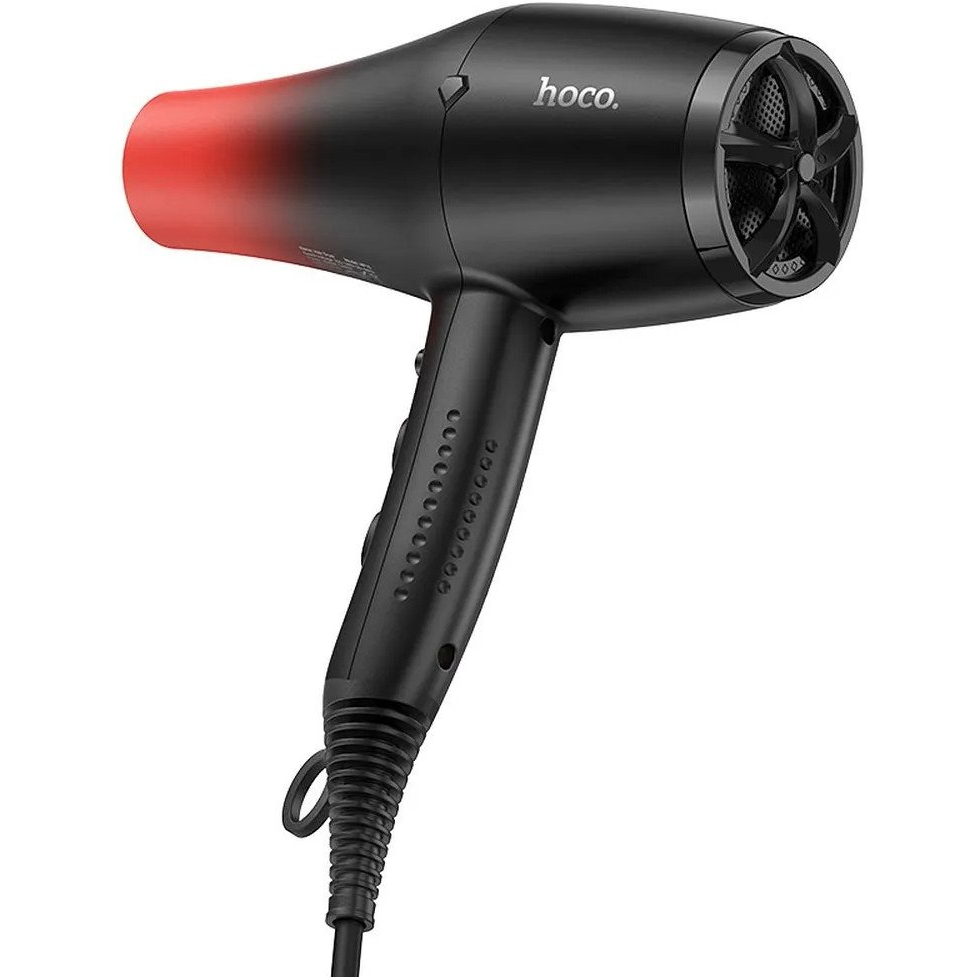 Hoco HP15 hajszárító meleg-hideg levegővel, piros gradient (6942007641760)