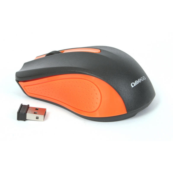 Omega OM0419R Wireless Optikai Egér 1000DPI Piros