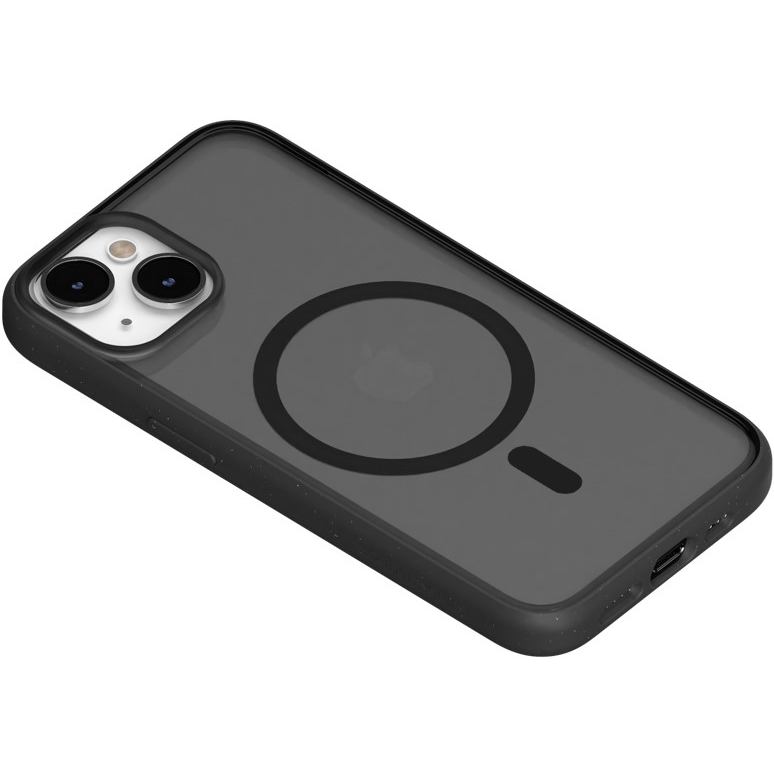 Woodcessories Clear Apple iPhone 15 Plus MagSafe Tok - Fekete (ECO721)