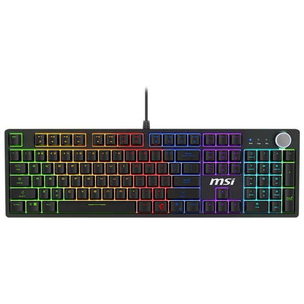 MSI FORGE GK320 RED tastiera Gaming USB QWERTY US International Nero