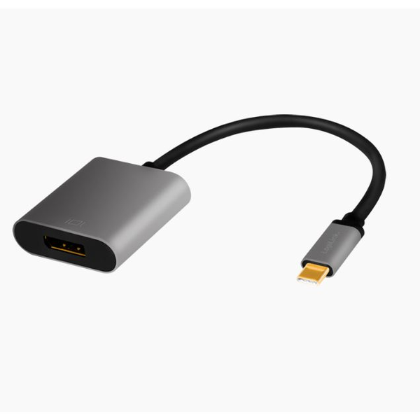 LogiLink CUA0102 adattatore per inversione del genere dei cavi USB 3.2 Gen1 Type-C DisplayPort Nero