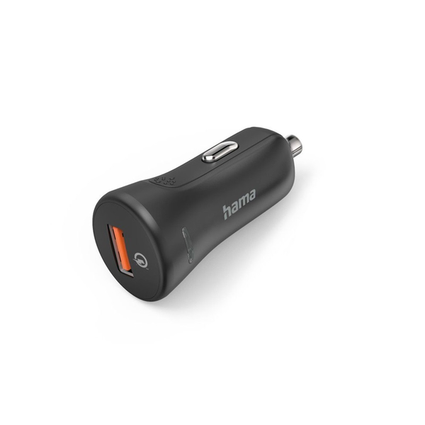 Hama Qualcomm® Quick Charge™ 3.0 Tápérintkező, Okostelefon, Táblagép Fekete Szivargyújtó Gyorstöltés Automatikus