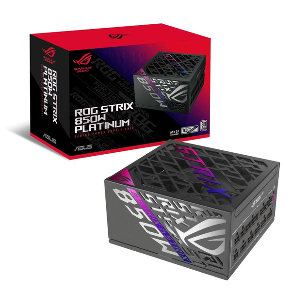 ASUS ROG -STRIX-850P-GAMING enhed til strømforsyning 850 W 20+4 pin ATX ATX Sort