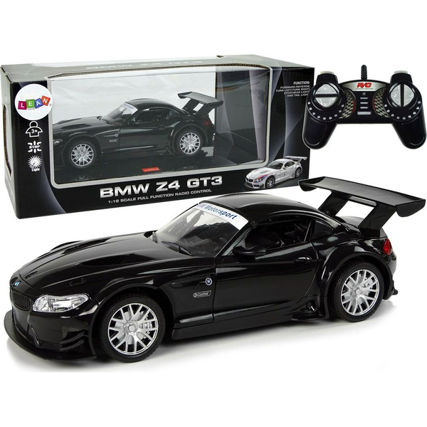 R/C Sportkocsi 1_18 BMW Z4 GT3 Fekete 2.4 G Fények