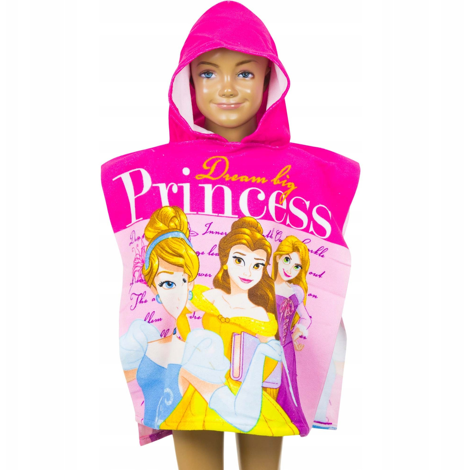 Disney Hercegnők poncsó törölköző dream 50x100cm (Fast Dry) (8435333897317)