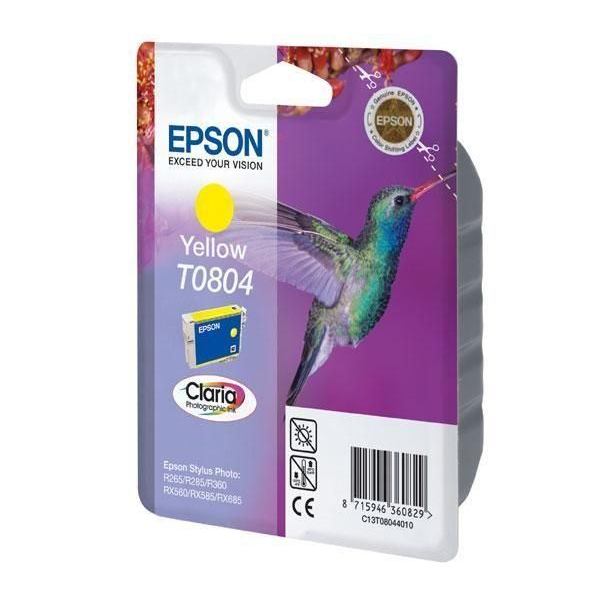 Epson Hummingbird T0804 Druckerpatrone 1 Stück(e) Original Gelb