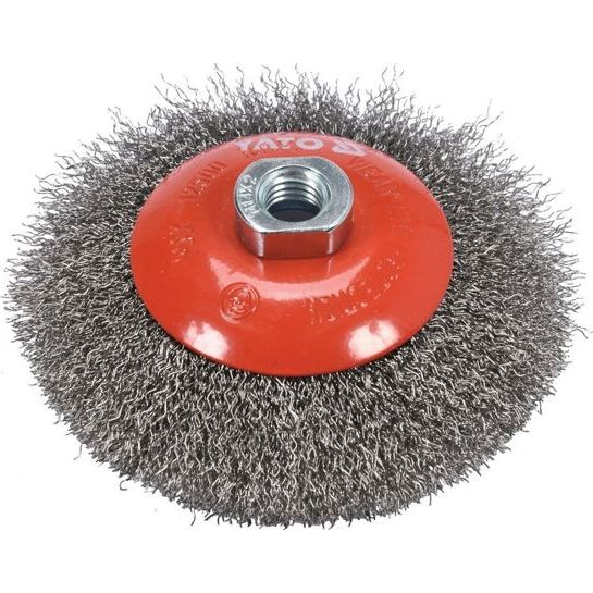 YATO Döntött körkefe, M14×125 mm, INOX (YT-47612)