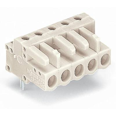 WAGO Hüvelyház panel 722 Pólusok száma 12 Raszterméret: 5 mm 722-242 25 db (722-242)