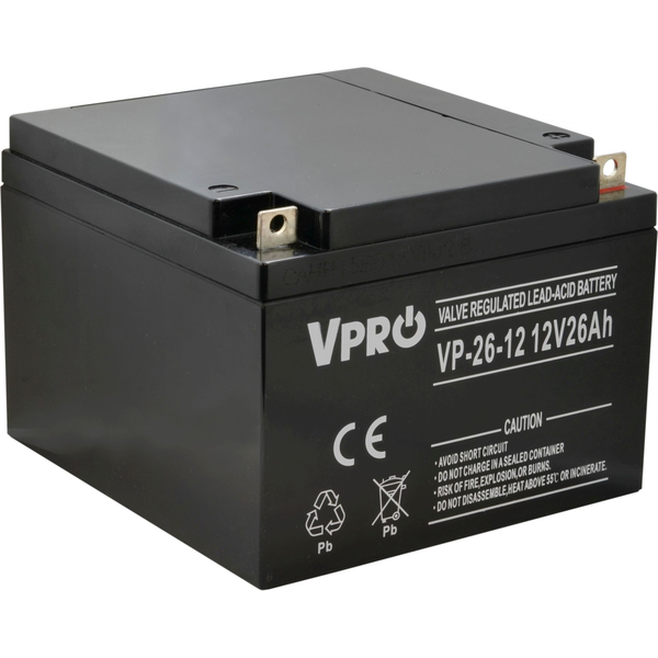  VPRO Akumulator VPRO 12V/26Ah