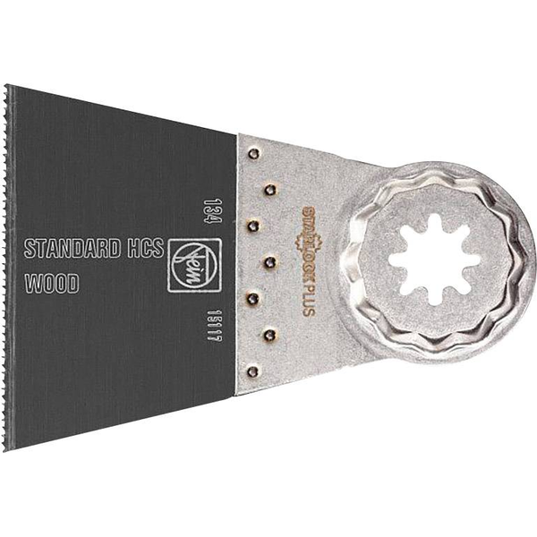 Hoja De Sierra Fein E-cut Standard, Set 1 Hoja, 65x50 Mm, Alojamiento Slp, Dentado Trabado, Para Todos Los Materiales Derivados De La Madera, Placa De Cartón-yeso Y Plástico, Elevada Calidad De Corte