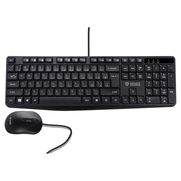 Yenkee YKM 1007HU Air billentyűzet + egér fekete