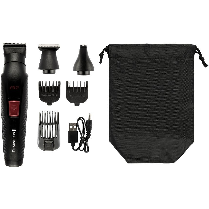 Remington PG2120 Graphite G12 12in1 Akkus Száraz Testszőrnyíró készlet - Fekete (43324530100)