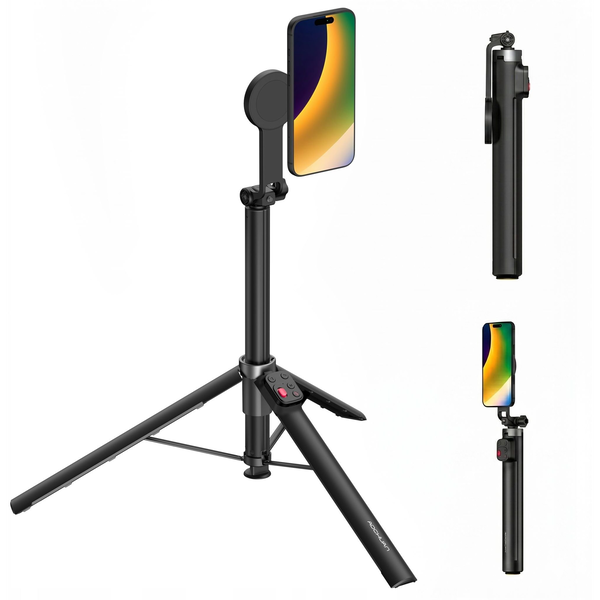 Gimbal K1L-C fekete mágneses tartóval és Bluetooth távirányítóval 089185