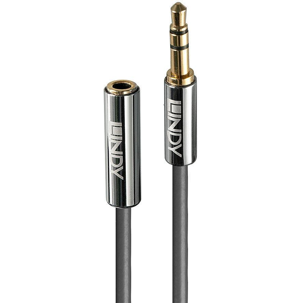 Lindy 35330 lydkabel 5 m 3.5mm Anthracit