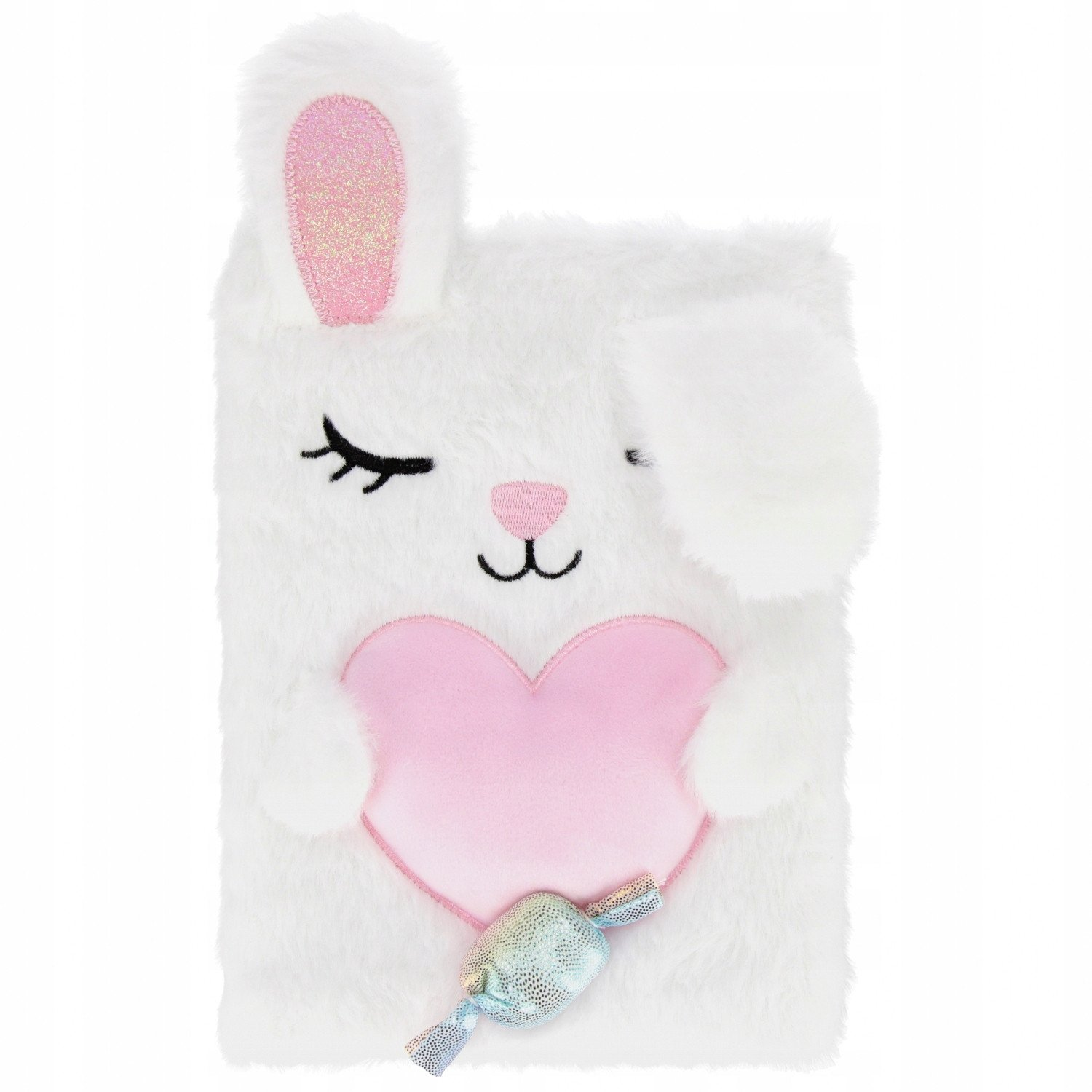Nyuszis Szőrmés Napló - A5/80 Lap - Rabbit Heart (564711) (STK PAM189)