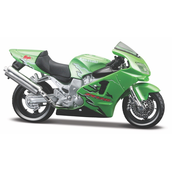 Maisto Kawasaki Ninja ZR -12R motor fém modell (1:18)