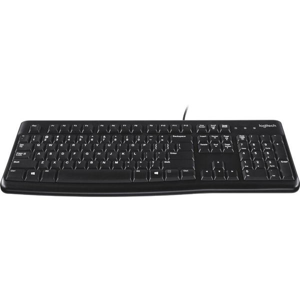 Logitech Keyboard K120 for Business πληκτρολόγιο Γραφείο USB QWERTY ΗΠΑ Διεθνές Μαύρος (Μαύρο)
