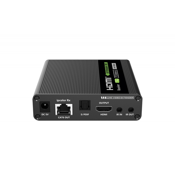 Techly IDATA-EXT-676R AV receiver Fekete