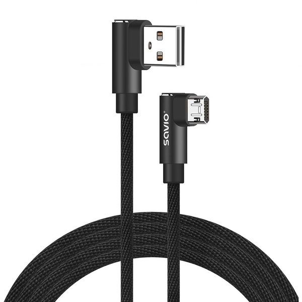 USB kabel - microUSB typ B Savio CL-162 2 m černý
