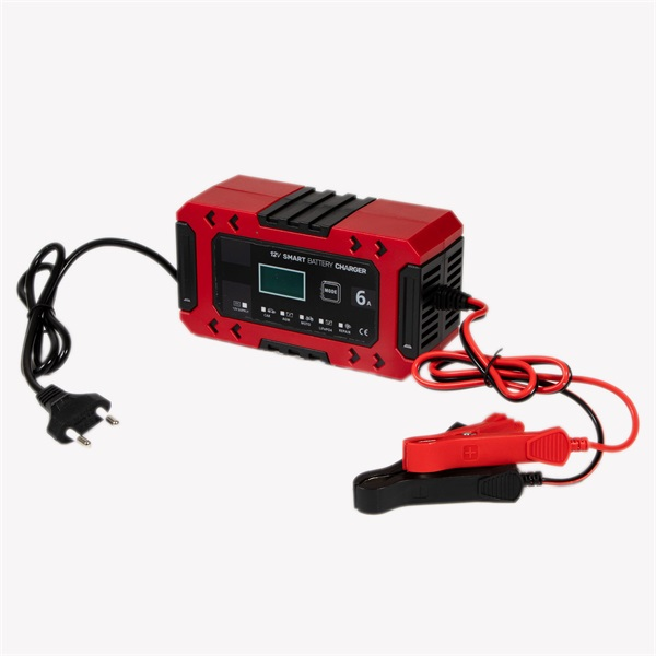 IRIS TOOLS ITBC-300 Intelligens automata akkumulátor töltő, 12V 6A, töltés 0V-tól!, AGM, GEL, Wet Lead Acid, Lifepo4 bat (ITBC-300)