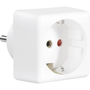 Konnektor átalakító adapter Európa, fehér, 141k