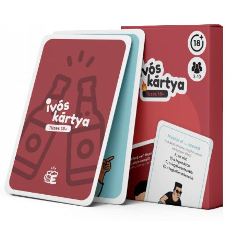 Eufória Tüzes ivós kártyajáték 100 feladatkártyával 18+ (5999861962020)