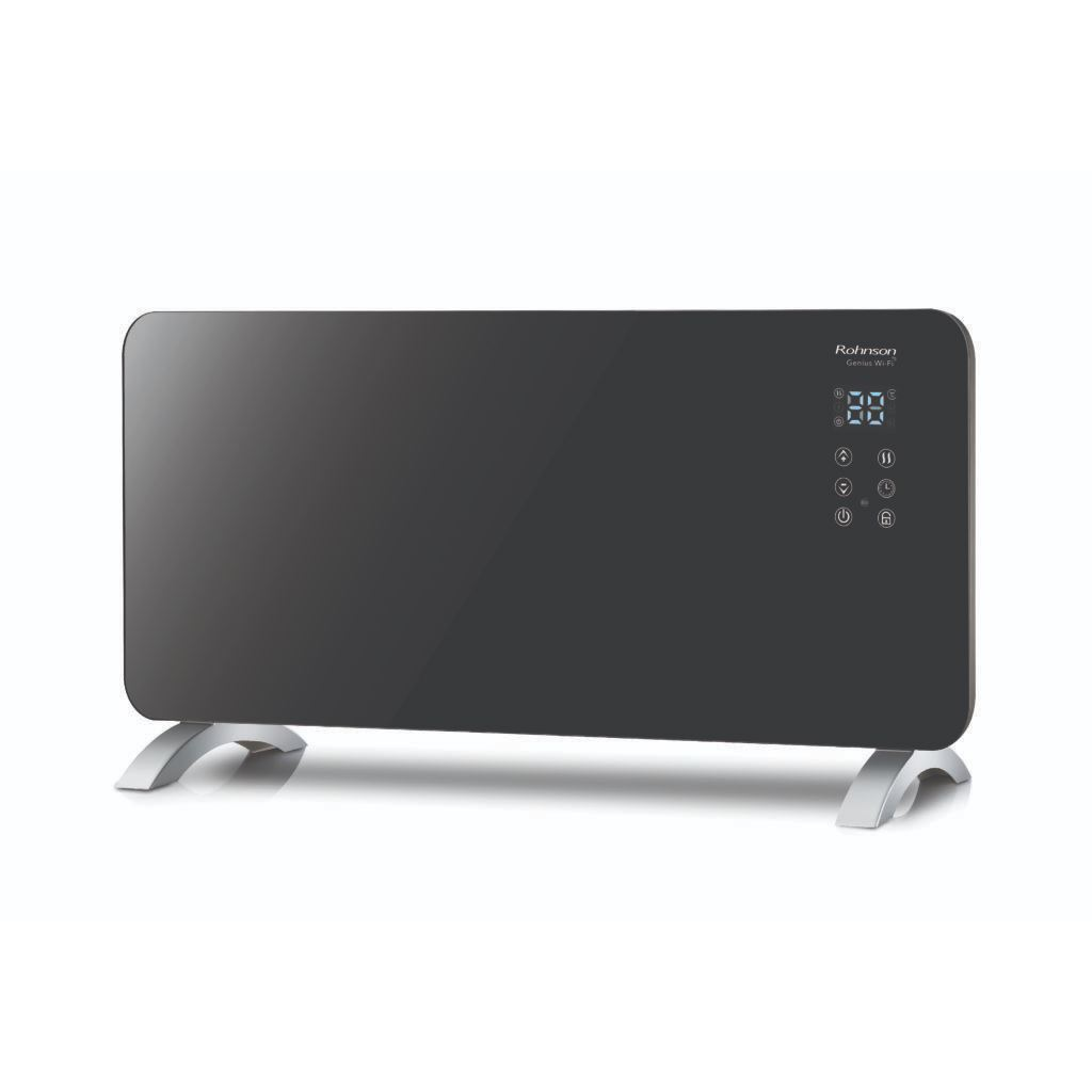 Rohnson R-028 Genius Wi-Fi üveg konvektor fekete (R-028)