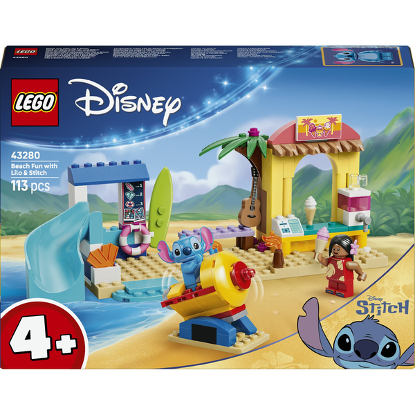 LEGO Disney Klasické 43280 Zábava na pláži s Lilo a Stitch