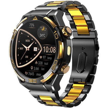 Blackview W90 Pro Okosóra GPS, 1.43" AMOLED kijelző, Fekete (W90PROBLACK)
