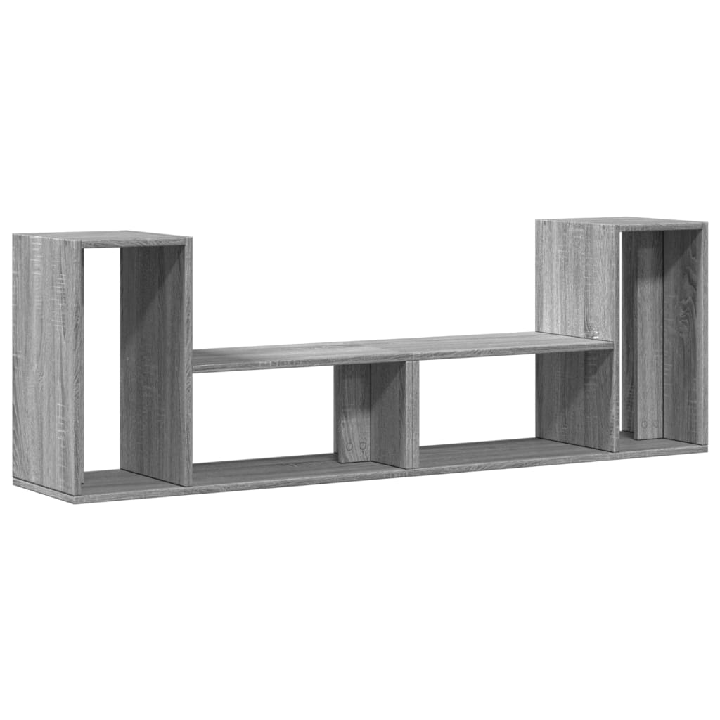 2 db szürke sonoma szerelt fa fali TV-szekrény 75 x 30 x 50 cm (840791)