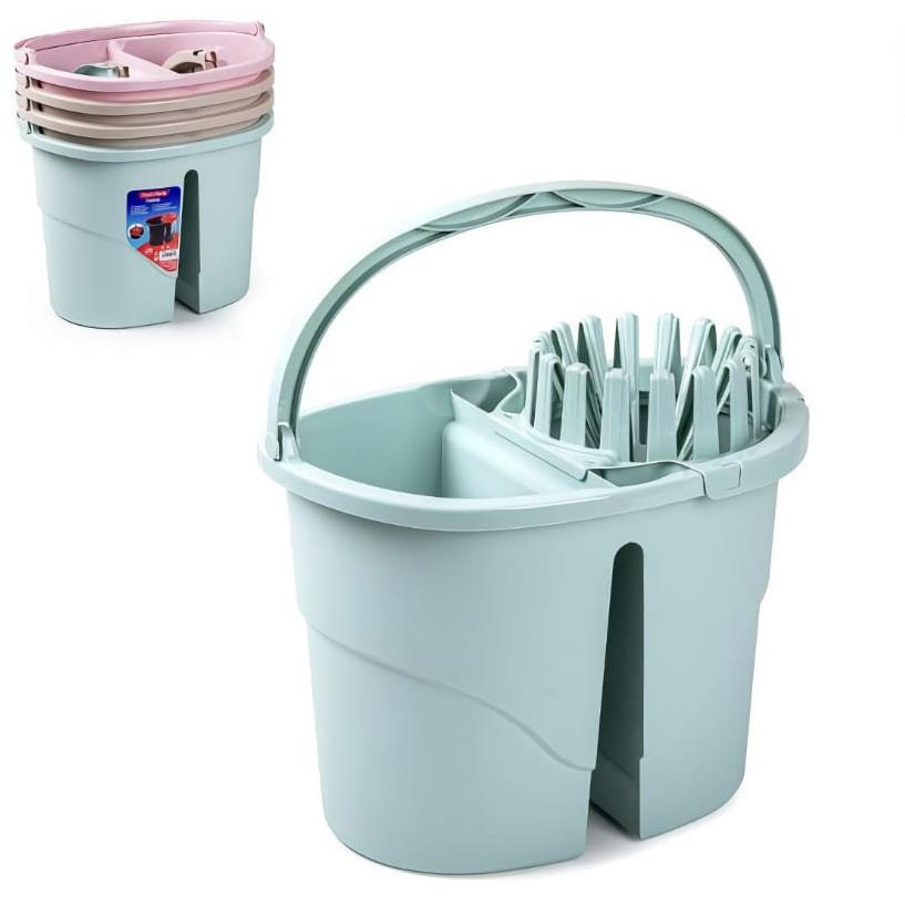 Plastic Forte Osztott vödör 16 l + Surt csavarókosár (135300232)
