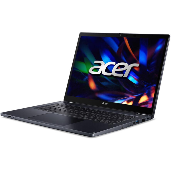 Acer TravelMate TMP414RN-53-TCO-50KD Hybridní (2v1) 35,6 cm (14") Dotyková obrazovka WUXGA Intel® Core™ i5 i5-1335U 16 GB DDR4-SDRAM 512 GB SSD Wi-Fi 6E (802.11ax) Windows 11 Pro Modrá