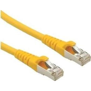 Patchcord Roline S/FTP 6a RJ45 / RJ45 1 m žlutý