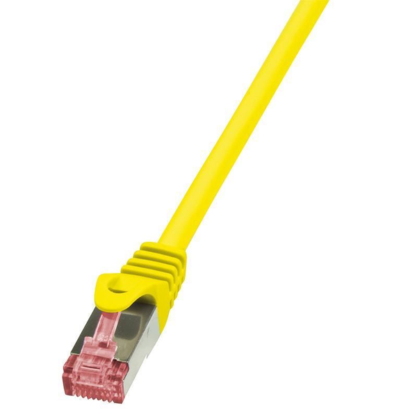 LogiLink CAT6 S/FTP Patchkabel   AWG27 PIMF  gelb 5,00m