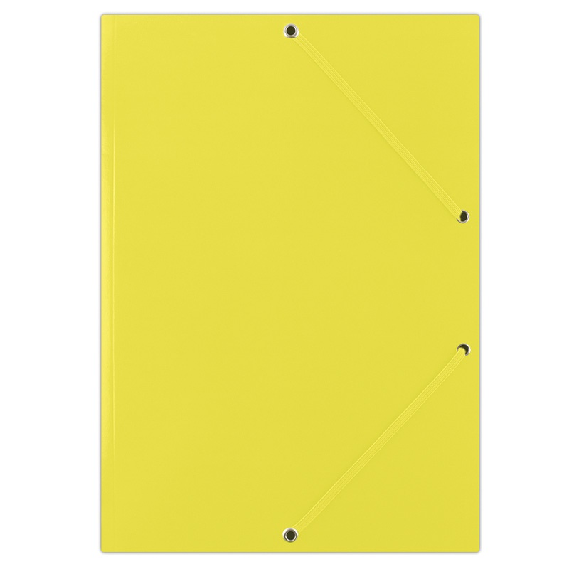 Donau Standard A4 Karton Gumis Mappa - Sárga (FEP11G)