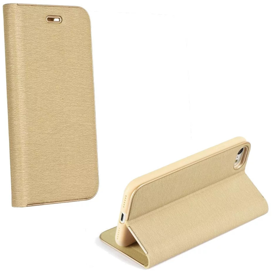 Samsung Galaxy A55 5G SM-A556B, Oldalra nyíló tok, stand, Luna Book, arany (TS3967)
