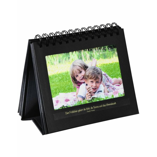 Hama 18x16,5 Spirálos fénykép tartó - Fekete
