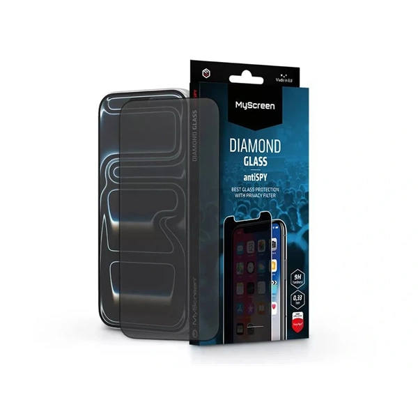 MYSCREEN Diamond Glass AntiSpy képernyővédő iPhone 17 Pro (MD10445TGPR)
