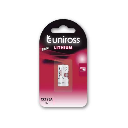 Uniross BP1 lítium fotó elem (U1CR123A) (U1CR123A)