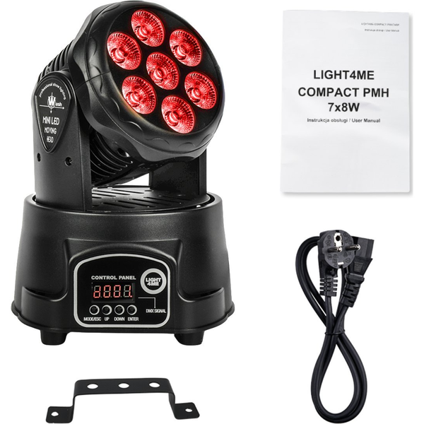 Light4me Compact Pmh 7x8w Led Wash Moving Head