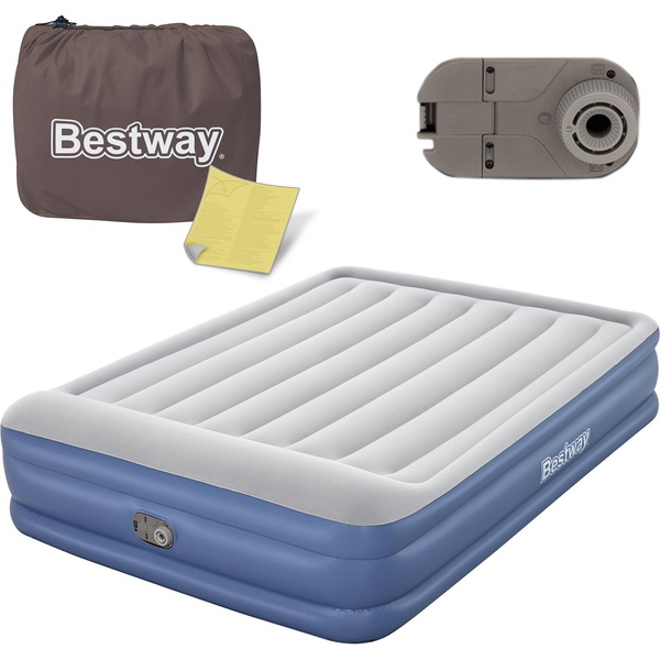 Bestway 67630 materasso ad aria Doppio materasso Beige, Nero Unisex