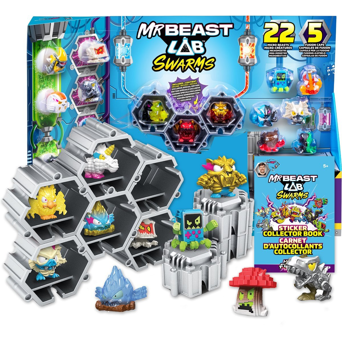 Moose Toys MrBeast Lab Swarms Hyper Fusion Chaos XL pack (MRB-20420)