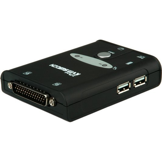 VALUE KVM Switch "Star", 1U - 2 PCs, HDMI, USB