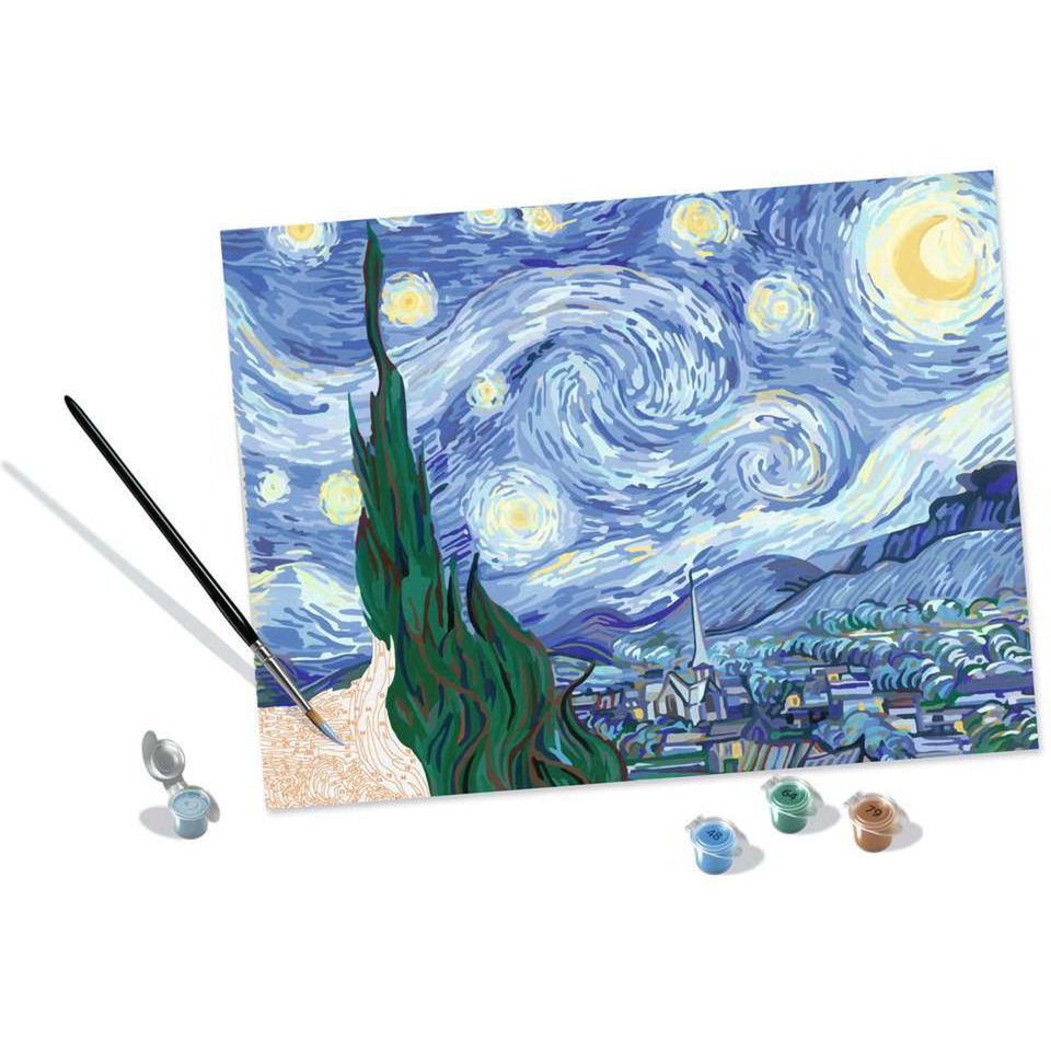 Ravensburger CreArt ART Collection Starry Night (Van Gogh) festőkészlet (23518)