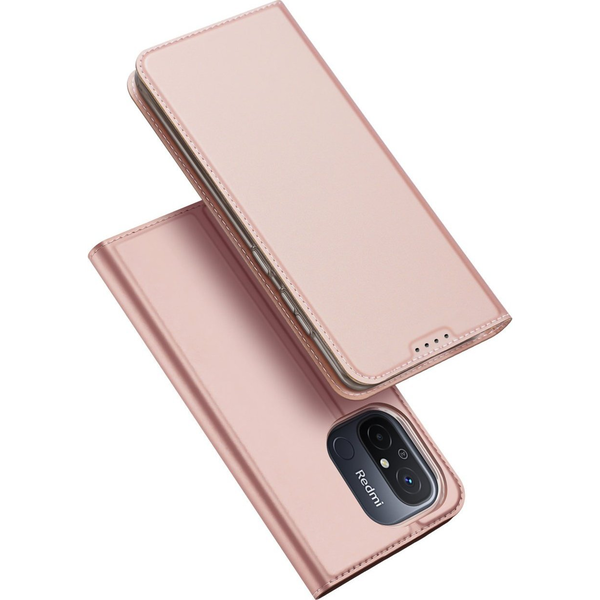 Flipové pouzdro Dux Ducis pro Xiaomi Redmi 12C, růžové